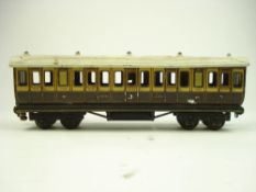 An L & NWR First & Third class passenger coach No 1153 by Marklin, Germany:,