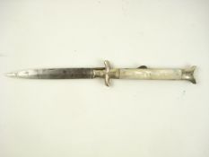A 19th century French folding dirk knife from the Chaterant region circa 1850's:,