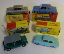 Dinky No 139 Ford Consul Cortina; Dinky No 145 Singer Vogue,
