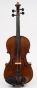 A modern viola, bears label Jay Haide Ifshin,Violins, Berkley.