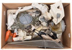 Three Kenner diecast/plastic Star wars vehicles,