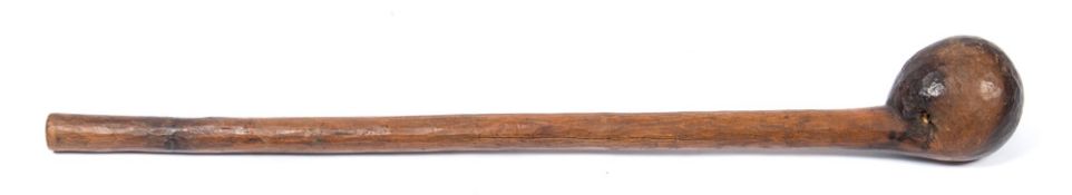 A knobkerrie, of traditional form:,