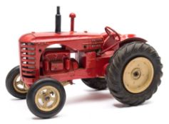 Matchbox, an early Lesney large scale Massy Harris 745D Tractor:,