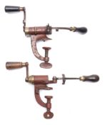 A brass and iron 12 bore cartridge loader by G & J W Hawksley, and a similar loader:,
