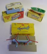 Dinky No 796 Healey Sports Boat on Trailer: No 715 Bristol 173 Helicopter with original insert card,