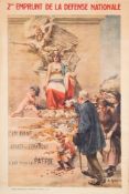 WITHDRAWN LOT 984 A WWI French poster ''2ème Emprunt de La Défense Nationale by Alcide Theophile