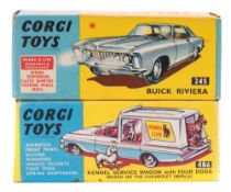 Corgi No.486 Chevrolet Impala Kennel Club Wagon with four dogs and No.