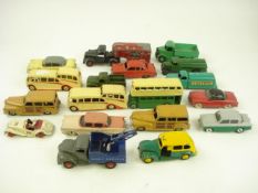 A collection of various Dinky vehicles:,