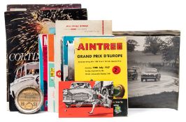 A collection of 1950s/60s car brochures and advertisements for Ford, Vauxhaull and others:,