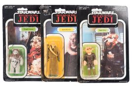 Palitoy/General Mills Star Wars, The Return of the Jedi, 'Bib Fortuna',' Chief Chirpa' ,
