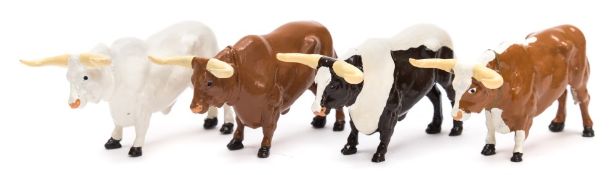 A collection of handmade and hand painted Zulu War (1879) British supply wagons and ox teams:,