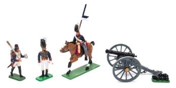 A collection of handmade and hand painted Royal Horse Artillery figures:,