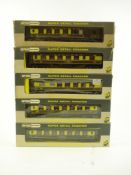 A Wren HO gauge LMS Pullman car 'Doris' and another 'Aries':,