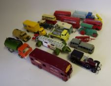 Corgi, Dinky and others, a collection of assorted diecast vehicles: including Routemaster Buses,