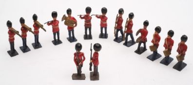 A collection of Guardsmen Band figure by Britains and other makers:,