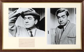 Tony Hancock (1924-1968) autograph in blue ink,