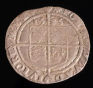 Elizabeth I (1558-1603) silver sixpence: fifth issue, 1585.