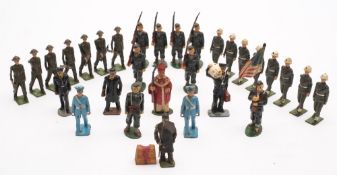 A collection of various American Regiments, sailors,