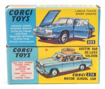 Corgi No.332 Lancia Fulvia Sport Zagato and No.