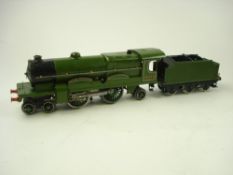 Hornby clockwork 4-4-2 Flying Scotsman 4472 locomotive and six wheeled tender:, in green,