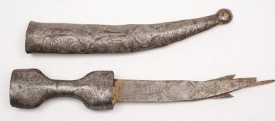 A 19th century jambiya:,