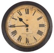 A WWI period War Department issue wall clock by Smiths English Clocks Ltd, London:,