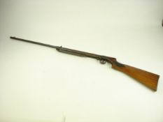 A .177 calibre BSA air rifle:, number 3311 with shaped walnut stock.