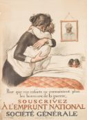 A WWI French poster 'Societe Generale' after Georges Redon (1869-1943):,