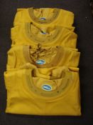 Four 6-bolt diving suits by Siebe Gorman & Co,London:, size 1.