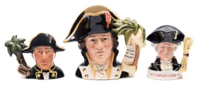 A Royal Doulton character jug 'Captain Bligh' D6967:,