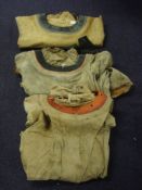Three 12-bolt diving suits by Siebe Gorman & Co, London:, (two in poor condition).