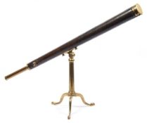 A 19th century 3 inch refracting library telescope by Dollond, London:,