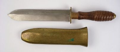 An early 20th century non-magnetic diver's knife by Siebe Gorman & Co, London:,