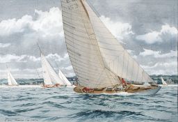 * Alastair D Houston [20th Century]- Eillen, Americas Cup Jubilee:- signed and dated '01,