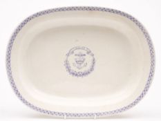An oval meat plate for General Merchant Marine by Minton:,