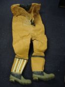 A shallow water/harbour diving suit, probably by Siebe Gorman & Co, London:,