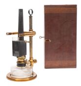 A microscope spirit illuminator/lamp by W Watson & Sons, London:, signed to base as per title,