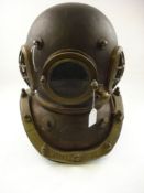 A 12-bolt diving helmet in the manner of Siebe Gorman & Co:,