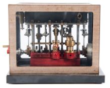 A well engineered scale model of the Stuart Triple expansion Marine engine:,