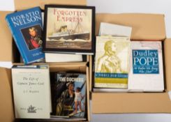 Pocock, T 'Horatio Nelson', together with three boxes of maritime related volumes:.