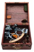 A 9 inch radius vernier sextant by T L Ainsley, Cardiff:,