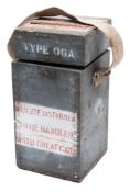 A Type O6A hand held compass:, in original issue box.