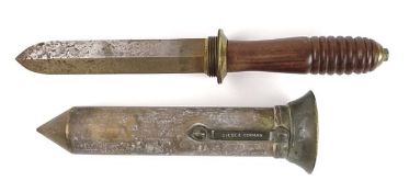 An early 20th century diver's knife by Siebe & Gorman:,
