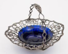 A George III silver swing-handled basket, maker T.