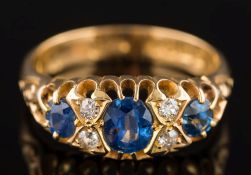 An 18ct gold,