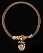 An early 19th century gold, rose diamond,