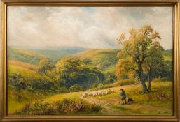 George Turner [1843-1910]- On The Hills near Wirksworth;