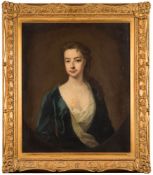Follower of Godfrey Kneller [1646-1723]- A portrait of a young lady:- bust-length,