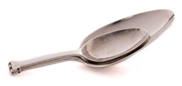 A George III silver double-ended hinged spoon, maker John Lambe, London,