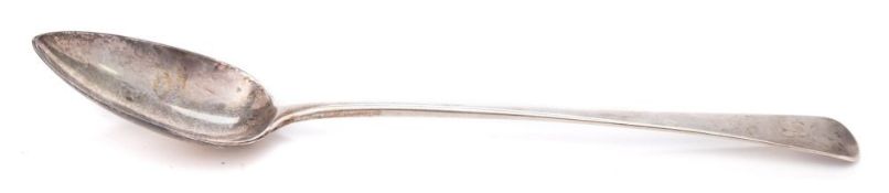 A George III silver Old English pattern serving spoon, maker Thomas Wallis II, London,